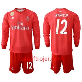 Real Madrid Fodboldtrøjer Marcelo 12 Børn 3. sæt 2018/19 Langærmet